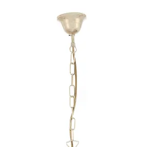 Luminosa Vanda 5 Light Multi Arm Pendant Ceiling Light, Ivory