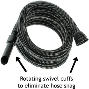 SPARES2GO 5m Hose compatible with Numatic Henry Hetty etc Vacuum Cleaners