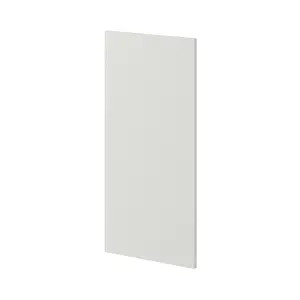 GoodHome Alpinia Matt ivory painted wood effect shaker Standard Wall End panel (H)720mm (W)320mm