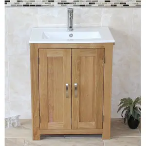 Youd Single Vanity with Ceramic basin & Tap.