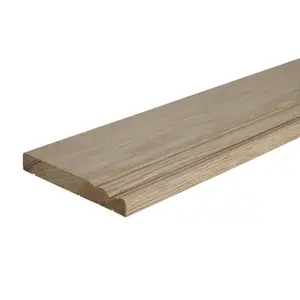 Metsä Wood Oak Skirting board (L)2.4m (W)145mm (T)18mm