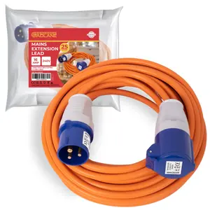 GADLANE Mains Extension Lead 25M