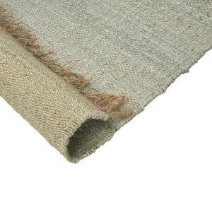 Jute Area Rug 160 x 230 cm Green LUNIA