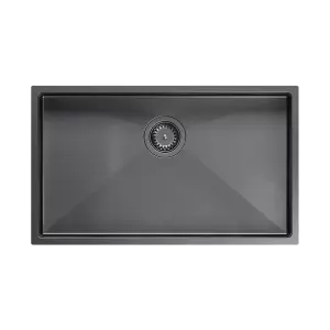 Quadron Anthony 80 PVD Graphite kitchen sink 700mm R-10, undermount or inset