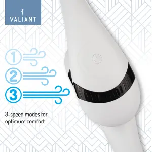 Valiant Neck Fan includes Wireless and Rechargeable Features - 3 Speed Settings