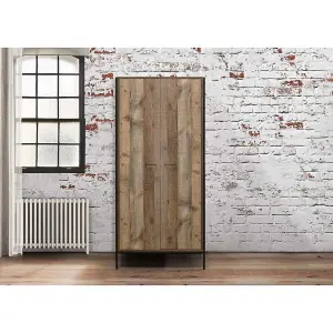 Birlea Urban 2 Door Wardrobe Rustic