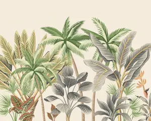 Origin Murals Tropical Palm Trees Natural Matt Smooth Paste the Wall 350cm wide x 280cm high