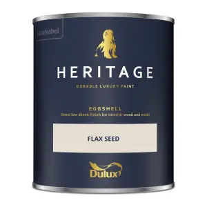 Dulux Trade Heritage Flax Seed Eggshell Wall paint, 750ml