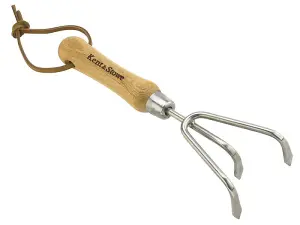 Kent & Stowe Stainless Steel Hand 3-Prong Cultivator, FSC