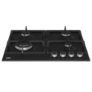 Beko HIAW164225SB 58cm Hob - Black