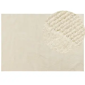 Wool Area Rug 160 x 230 cm Beige SASNAK