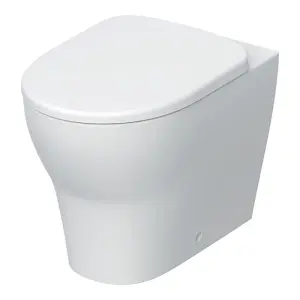 Geberit Selnova Back-to-Wall 4-in-1 Cistern, Flush Plate, Selnova Rimless Pan & Soft Close Seat Pack