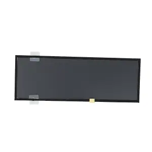 Black Rectangle Framed Mirror Wall Mounted or Over The Door Mirror Dressing Mirror 28 cm x 78 cm