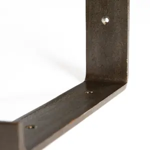 Hammer & Tongs Scaffold Board Iron Shelf Bracket - D235mm - Raw - Pack of 4