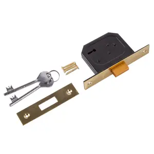 Blackspur - 3-Lever Deadlock - 64mm - Brass