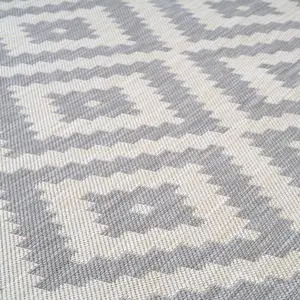 Ecology Collection Outdoor Rugs in Grey  100g