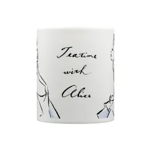 Alice In Wonderland Teatime With Alice Mug White/Light Blue/Yellow (One Size)