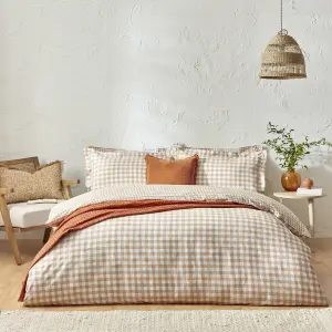 Yard Barton Check Reversible Duvet Set