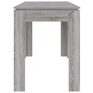 Seeger Dining Table 120x60x76 cm Engineered Wood Grey