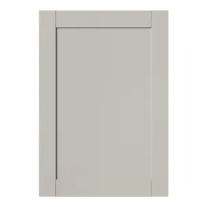 GoodHome Ashmead Matt pebble Shaker Highline Cabinet door (W)500mm (H)715mm (T)16mm