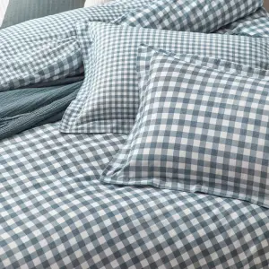 Yard Barton Check Reversible Duvet Set