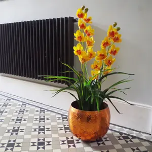 90cm Yellow Flower Orchid Plant