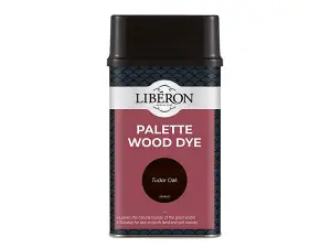 Liberon Palette Wood Dye Tudor Oak 500ml - Premium Water-Based Acrylic Stain for Wood