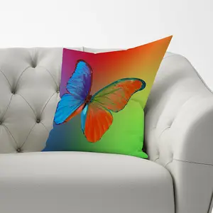 Vibrant Butterfly Cushions 60cm x 60cm