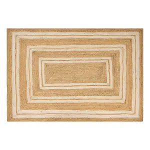 Jute Area Rug 160 x 230 cm Beige ELMALI