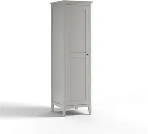 Dunelm Lynton Single Wardrobe, Farmhouse, Grey