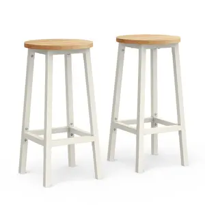 Hemel Bar Stool (Set of 2) White