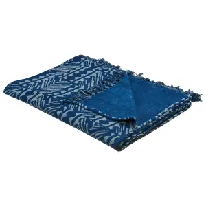 Blanket SHIVPURI Cotton 130 x 180 cm Blue