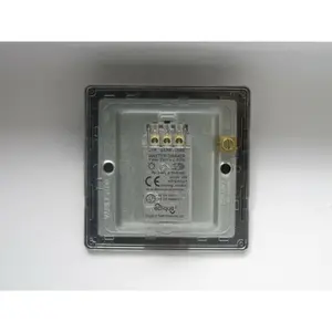 Wall Mounted Dimmer Brushed Steel