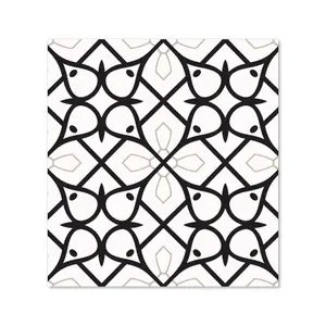 Arabic Style Pattern Premium Glass Kitchen Splashback W700mm x H650mm