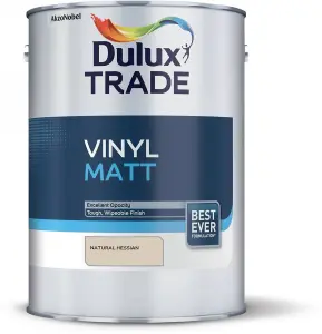 Dulux Trade Natural hessian Vinyl matt Emulsion paint, 5L