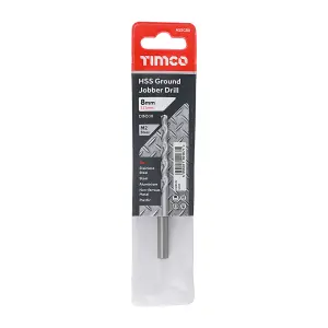 Timco - Ground Jobber Drills - HSS M2 (Size 8.0mm - 1 Each)