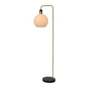 Lucide Julius Vintage Floor Lamp - 1xE27 - Opal