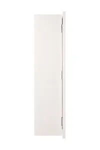 Interiors by Premier Mirrored Wall Cabinet, Mirrored Bathroom Cabinet With 2 Inner Shelves, Modern White Bathroom Cabinet