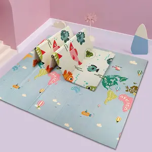 180x200x1 cm Foldable Baby Foam Play Mat Double-Sided Crawling Mat