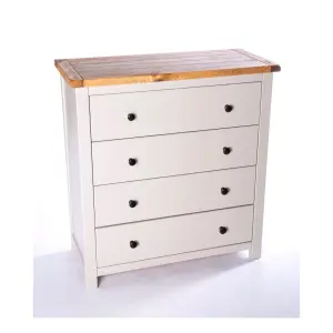 Argenta 4 Drawer Chest of Drawers Brass Knob