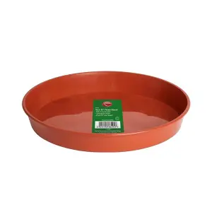 Ambador Flower Pot Saucer Orange (8in)