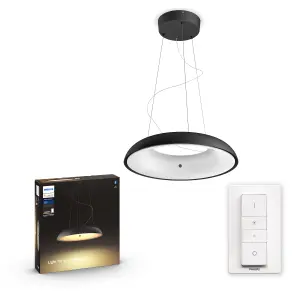 Philips Hue Amaze White Ambiance Suspension Smart LED light black