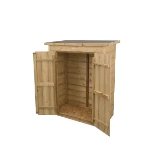 Forest Garden 600L Shiplap Apex Garden storage 1320mm 1080mm