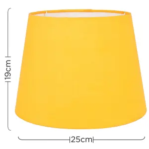 ValueLights Aspen Modern Yellow Fabric Table Floor Light Shade