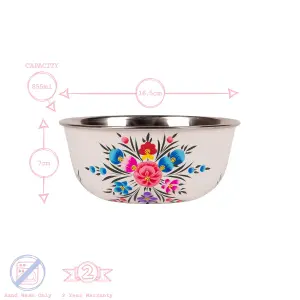 BillyCan - Picnic Bowl - 16.5cm  - Cotton Pansy