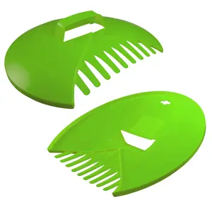 garden leaf grabbers,hand held tidy rake picker,leaf collector/grab (spring green)