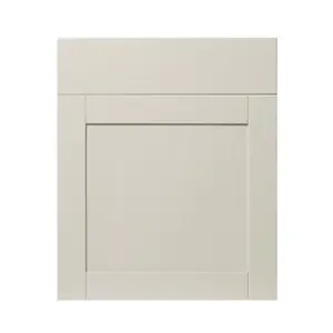 GoodHome Verbena Painted natural ash Matt cashmere Shaker Door & drawer 300mm