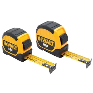 DeWalt Tape measure 8m, Pack of 2