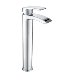 Aquarius Arc Tall Mono Basin Mixer Tap Chrome