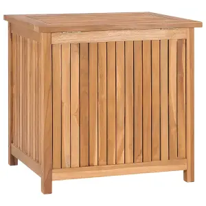 Berkfield Garden Storage Box 60x50x58 cm Solid Teak Wood